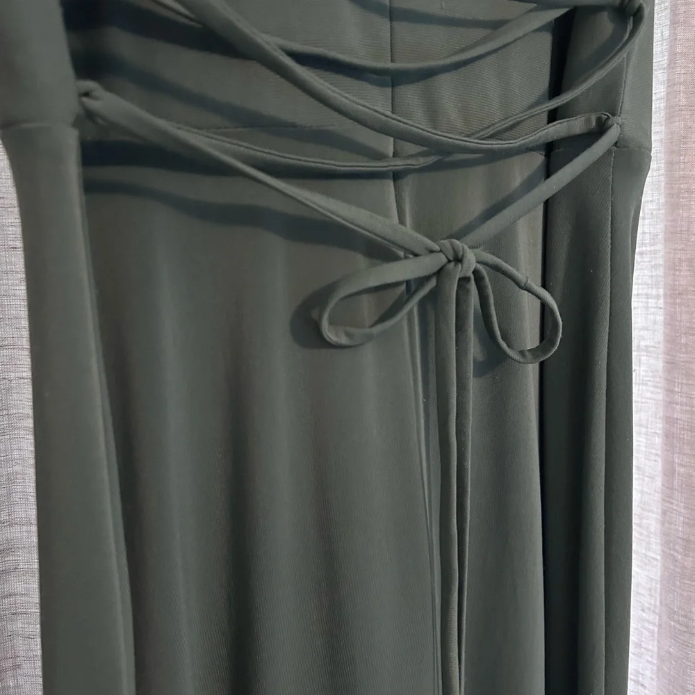 Azazie Eucalyptus Green Evening Gown Bridesmaid Dress - Picture 5 of 11